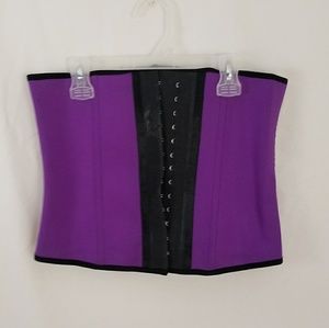 Purple waist trainer